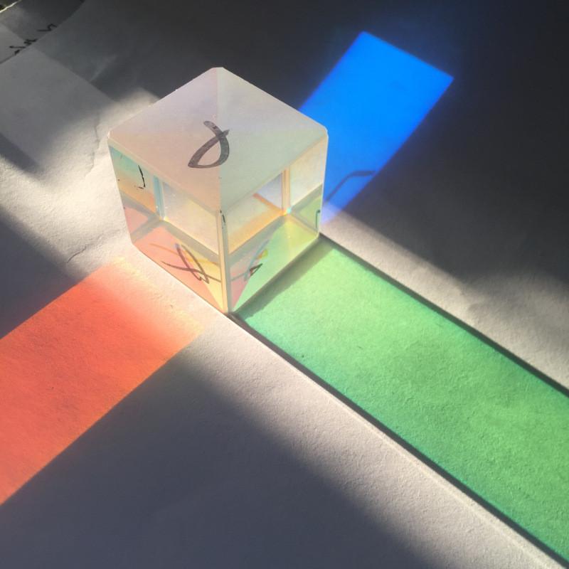 Ловец солнца, призма-куб с преломляющим светом, для подарка и домашнего декора