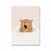 Scandinavian Simple Cat Drinking Pizza Wall Art Minimalist Print Canvas Painting Posters for Bedroom Modern Home Decor
