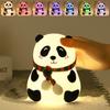 New Panda Silicone Night Light for Kids, Rechargeable Silicone LED Lamp, 7-Colour Changing, Room Decor