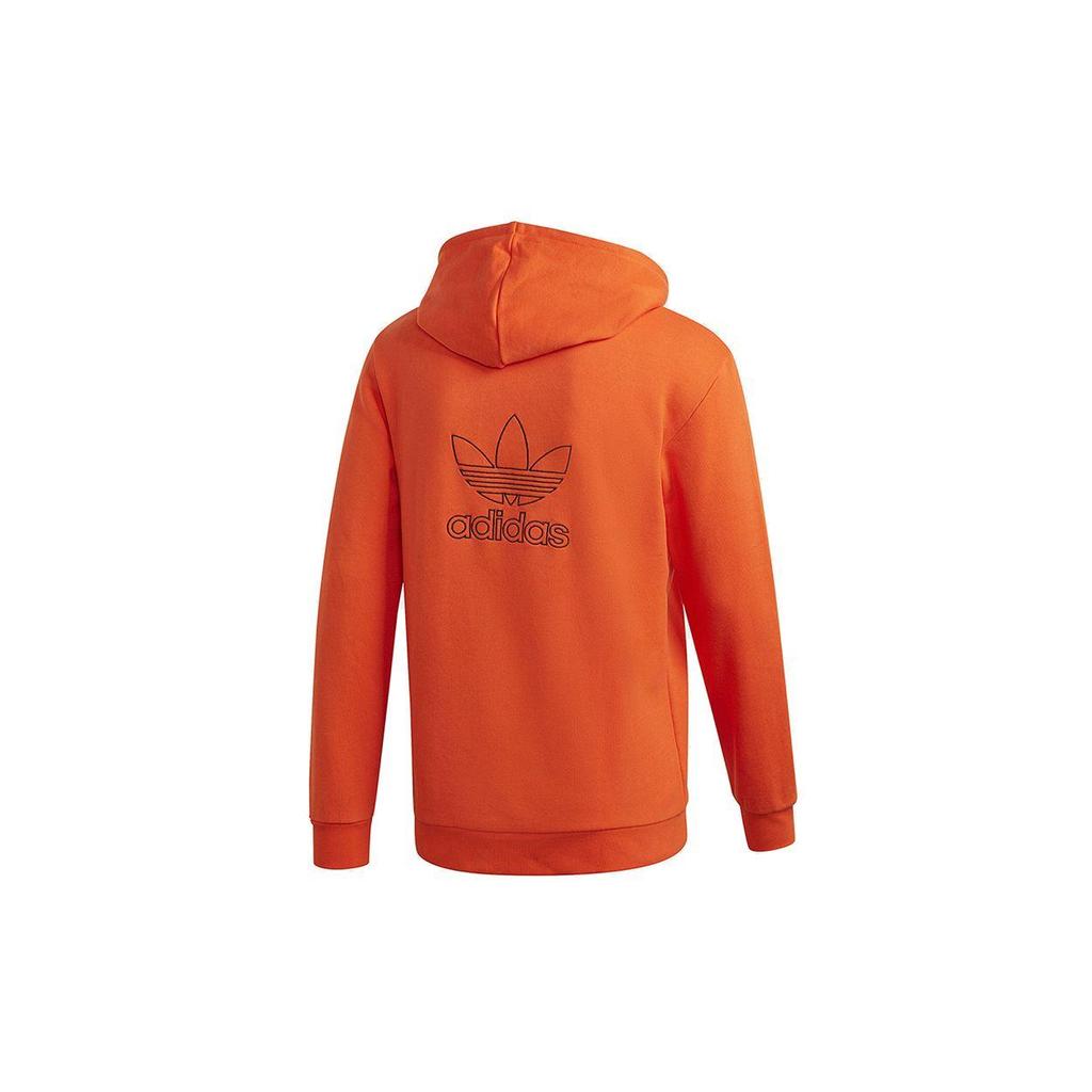 adidas Мужская толстовка Originals Trefoil B+F TRFL, Повседневный спортивный пуловер, Оранжевый топ GE0794