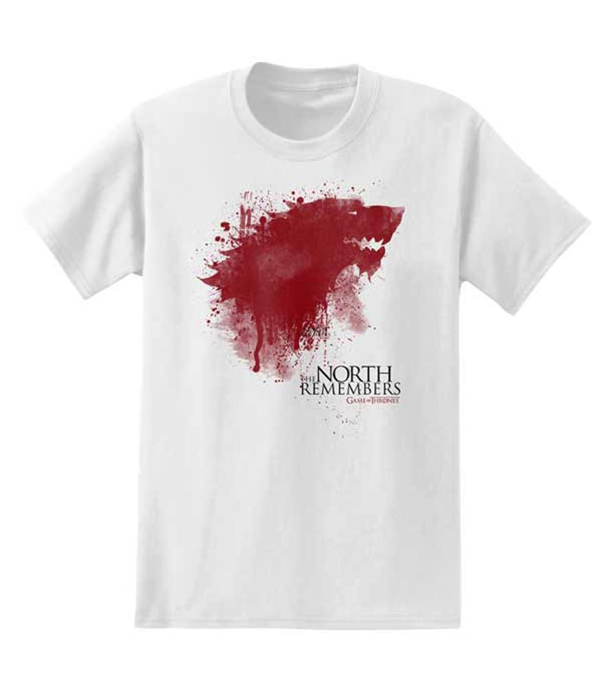 Unisex t shirt -GAME OF THRONES THE NORTH REMEMBERS Iron Throne - Size XL NWT