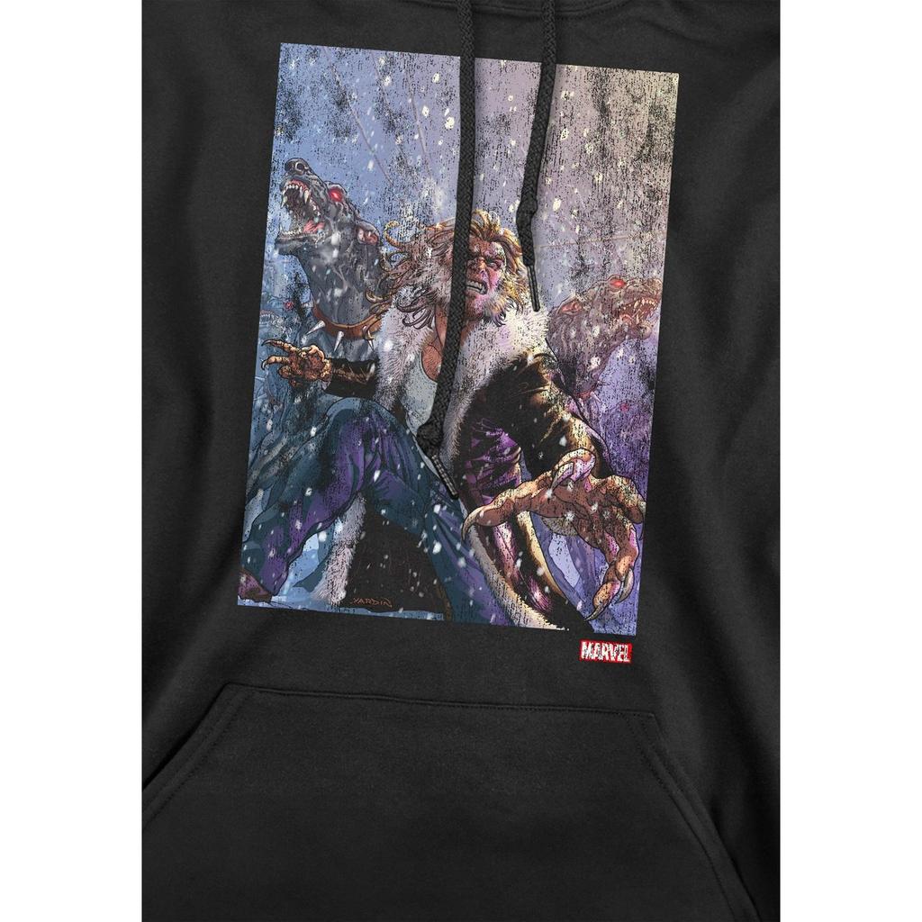 Marvel Мужская толстовка с капюшоном X-Men Sabretooth Dogs