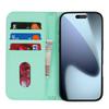 Чехол для iPhone 17 Pro Max с текстурой личи, противоударный кожаный чехол-кошелек для телефона