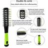 Двусторонняя массажная расческа Pro Salon Anti-Tangle Brushs Hairdressing Detangling Wide Feeth Anti Loss Combs Hairstyling Brush