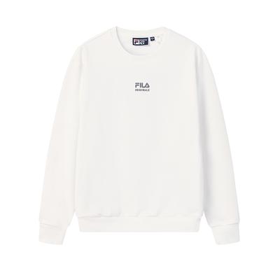 Fila Оригинальная Мода Простой Ретро Классический Индивидуальность Трендовый Уличный Повседневный Удобный Универсальный Свитшот С Круглым Вырезом Свободного Кроя F11M619210FWT