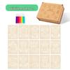 Wooden Painting & Drawing Set for Kids: Kindergarten & Primary School Beginner Art Kit