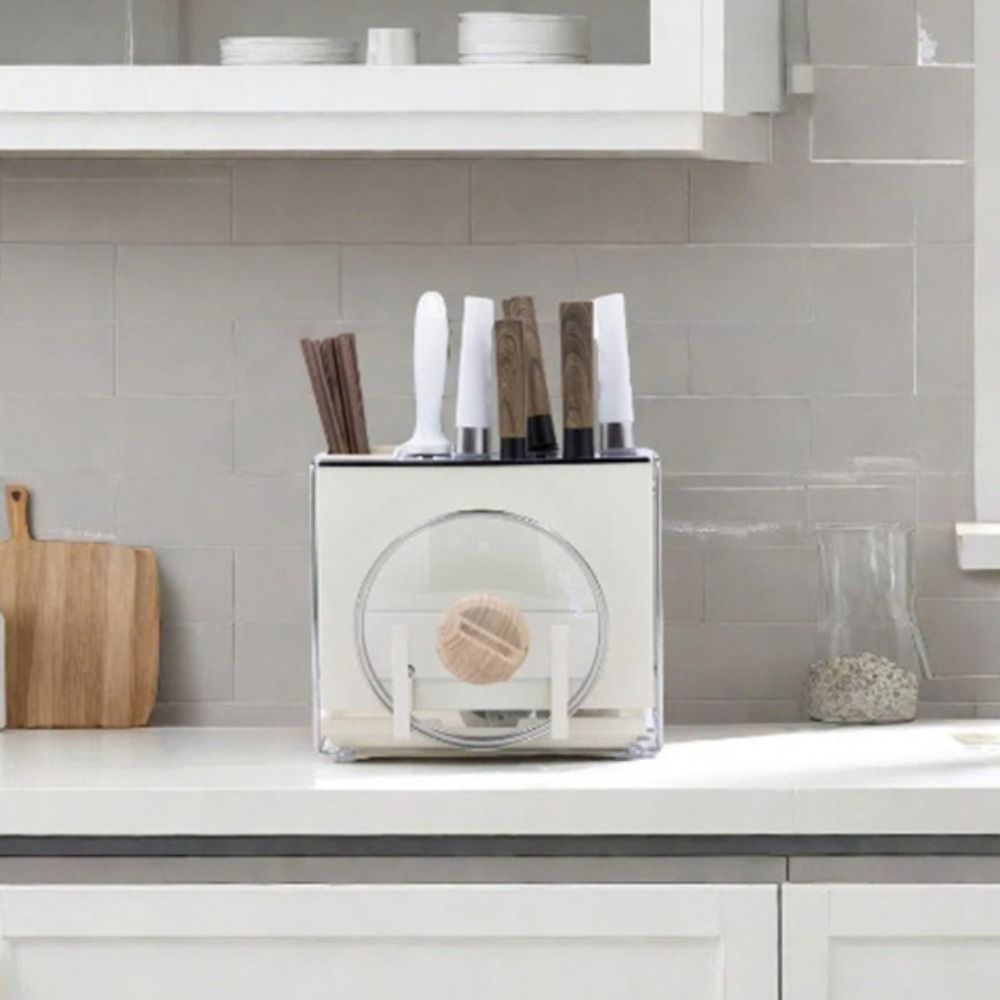 Rust-proof Chopstick Bucket Large Capacity Cooking Utensil Holder Kitchen Cutter Rack Kitchen