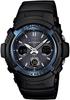 CASIO MULTIBAND 6 цифровой анализатор радиочасы на солнечных батареях [Casio] G-SHOCK AWG-M100A-1A ЧЕРНЫЙ/СИНИЙ [Товар]