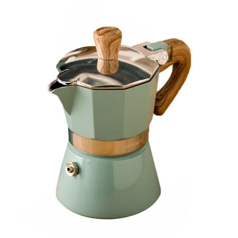 Ретро Кофейники Кофеварка Moka Espresso Кофеварка Перколятор Плита Горшок 150/300 мл Кухонные Принадлежности Плита Кофеварка