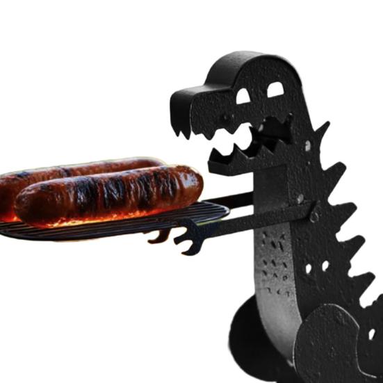 Забавный держатель для колбасок для барбекю, не ржавеющий, термостойкий, портативный, для кемпинга, гриль для хот-догов