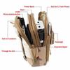 Нейлоновая Тактическая Многоцелевая Подсумок Molle EDC Универсальный Гаджет Поясная Сумка Инструмент
