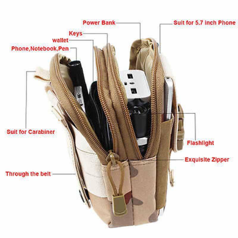 Нейлоновая Тактическая Многоцелевая Подсумок Molle EDC Универсальный Гаджет Поясная Сумка Инструмент