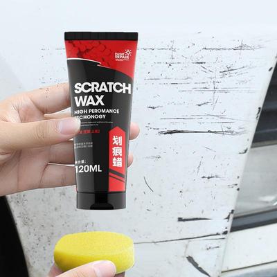 Воск для ремонта царапин на автомобиле, многоцелевой автомобильный воск для ремонта царапин, 120 мл, средство для удаления царапин с губкой и полотенцем, автомобильная краска