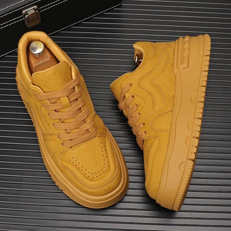 Мода 2025 новые спортивные белые туфли с принтом, повседневная обувь на толстой подошве, кроссовки, увеличивающие рост, мужские модные туфли zapatos sapat b13