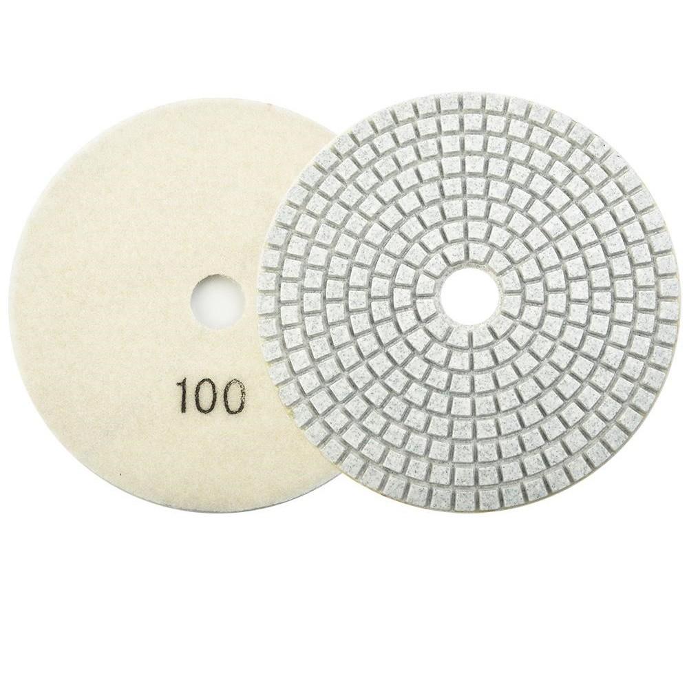 Полировальный диск Алмазный 125мм 5Дюймов Бетон Гибкий