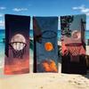Towel For Outdoor Camping Beach Towel Moon Cool Basketball Super Absorbent Quick-Drying Summer Towel