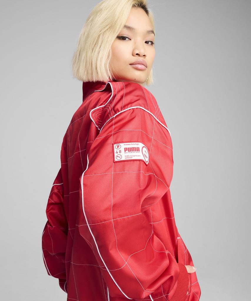 Puma Архивы Сезонная Свободная Куртка-Рейсер - Красный / 629914-11
