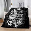Slasher Flannel Blanket Soft All-Season Throw, Design for Camping, Car Travel, Hiking Sofa, Bed, Office Perfect Gift for Parties