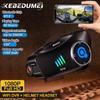 С 32G TF картой мотоцикл DVR 1080P видео WIFI камера рекордер громкой связи HD водонепроницаемые наушники шлем гарнитура 1500 мАч