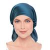 Women Bowknot Sleep Hat Breathable Silk Chemo Caps New Satin Night Cap