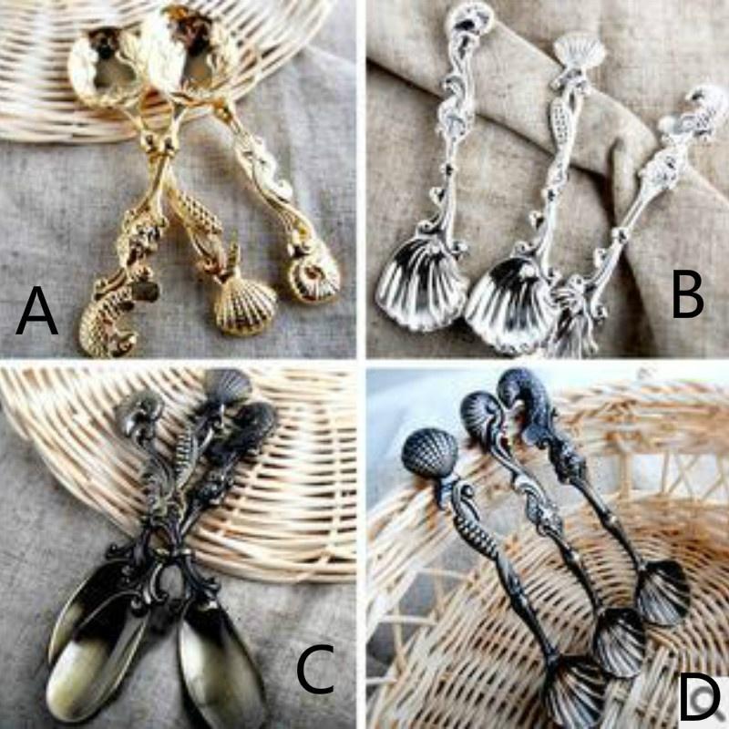 Vintage Coffee Spoon Ice Spoon Wedding Spoon Spoon Ocean Spoon Gift Spoon