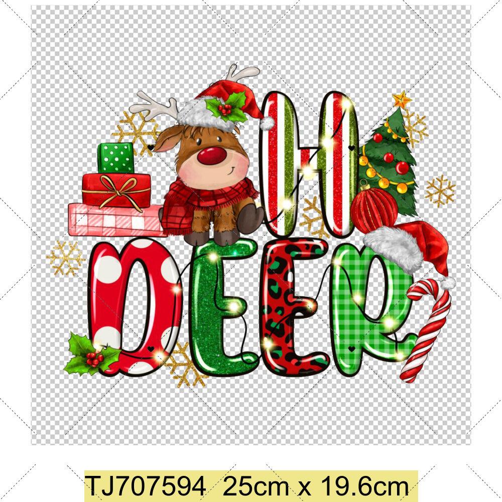 Hot Christmas Iron on Patches Santa Claus Patch Diy Accessory Hoodies Jeans Arts Crafts Ironing Heat Transfer Stickers Patches