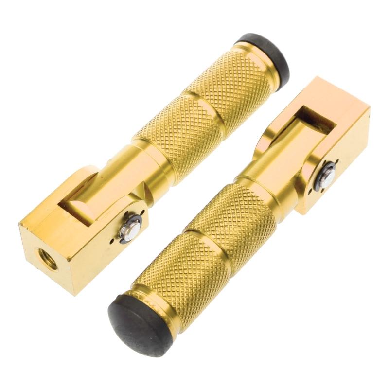 90 Degree Fixed Folding-Footpegs Foot Peg Front Rear Footrest Pedal Universal Motorcycle Modified Accessories 1 Pair