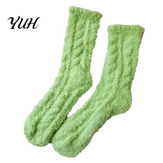 Comfortable Bed Socks for Sleeping Thickened Plush Women, Thermal Sleep Socks, Coral Fleece Warm Non Slip House Winter Soft Floor Autumn Cold Weather