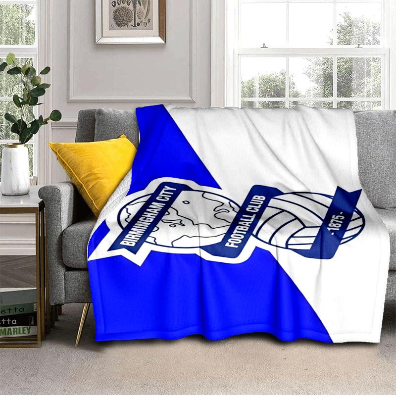 Birming-ham Football Club Printed Throws Blanket Soft Flannel Blankets for Couch Bed Gifts for Men Women Picnic blanket Christmas gifts
