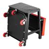 Mechanic Stool Rolling Work Seat 300 lbs Load Seat/Step Stool with Wheels