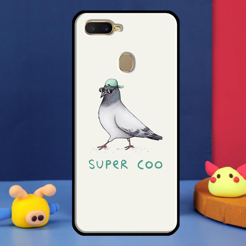 Чехол-коллаж с голубями для Oppo A96 A76 A16 A74 A94 A54 S A57 A77 A58 A78 A98 A5 A9 A91 A15 A17 A52 A72