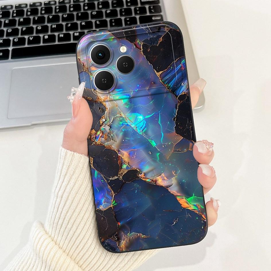 Чехол для Tecno Spark 40 Популярный мультяшный Космический Мягкий силикон Защита камеры Чехол для телефона Для Tecno Spark 40C Spark40 4G Корпус