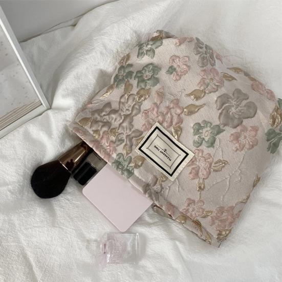 Practical Makeup Pouch French Style Bright-colored Multi-functional