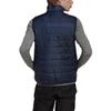 Adidas Originals Padded Puffer Solid Color Striped Logo Zip Stand Collar Vest Men Vests Blue HL9216