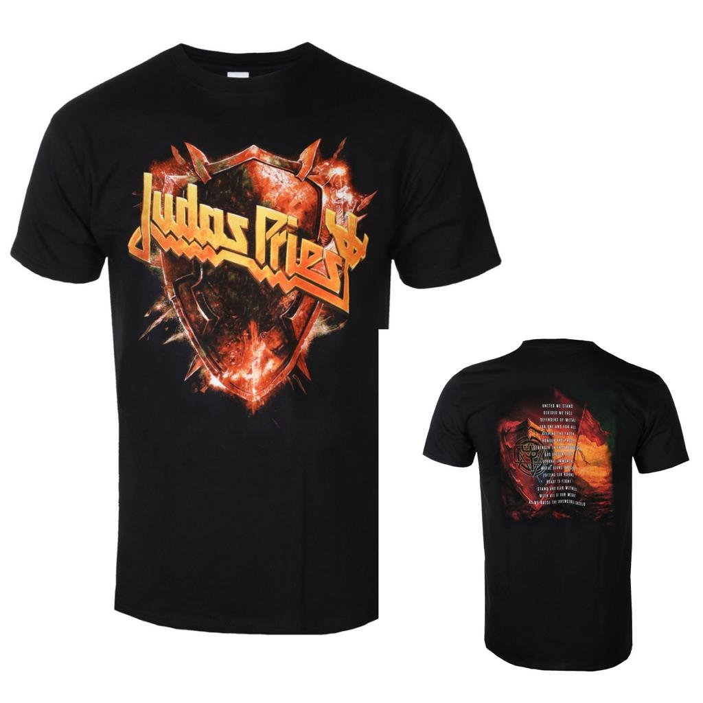 New Summer Judas Priest Graphic Cotton Tshirt Unisex Summer Short Sleeve Fashion Brand Tee Luxury Casual Vintage Tees