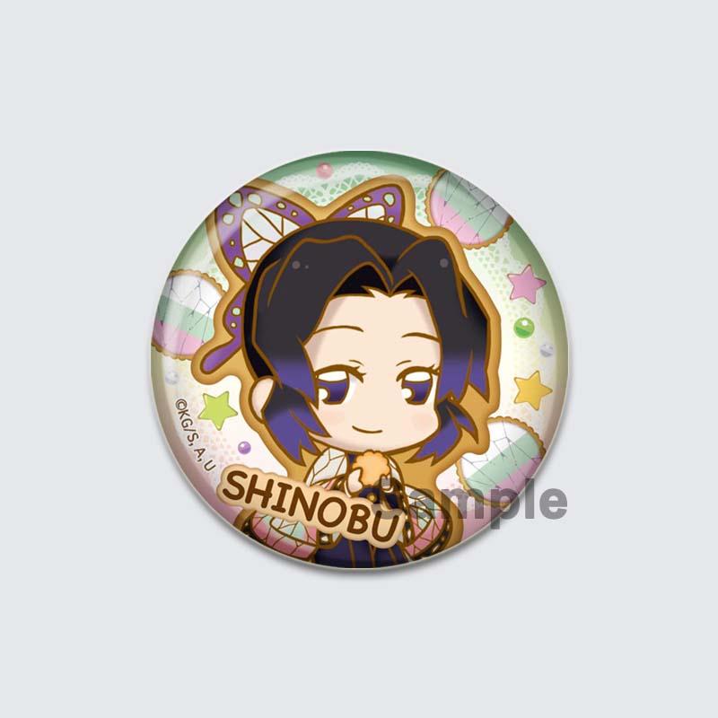 32/44/58mm Kamado Tanjirou Hashibira Inosuke Pin Kochou Shinobu Kamado Nezuko Tsuyuri Kanao Agatsuma Zenitsu Anime Brooche Handmade Demon Slayer Badge