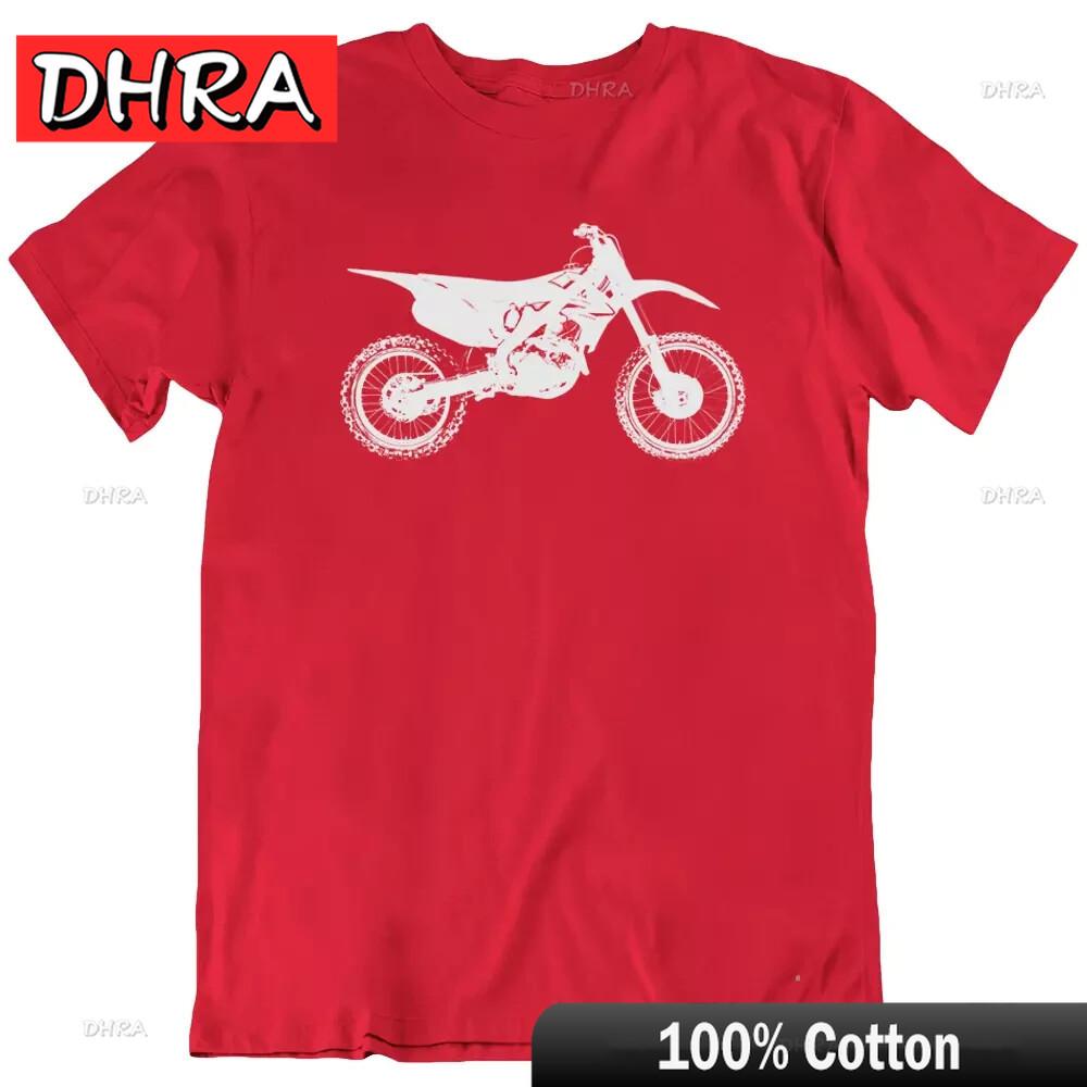 Мотоцикл Мотоцикл Мотоцикл для мотокросса Спорт Мотор Футболка Футболка Подарок Новые Повседневные Футболки Стильная Эстетичная Простая Футболка Колледж