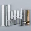 Home Pierced Self Drilling Sleeve Drywall Anchor Expand Nail Bolt Set With Screw Expansion Screws
