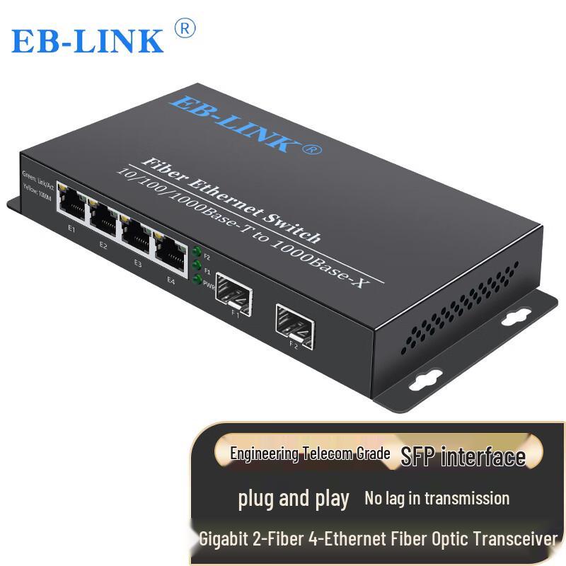 EB-LINK SFP/SFP+ Fiber Optic Transceivers & Media Converters