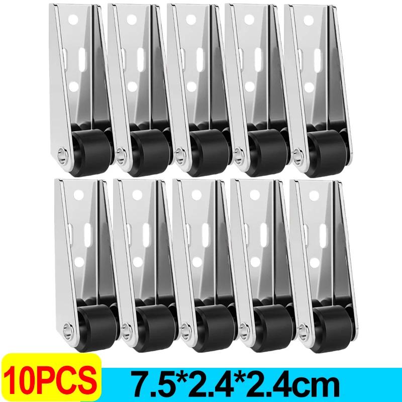 Многофункциональные роликовые колеса с кронштейном Направляющее колесо Боковые ролики Мебельные колеса Плавные бесшумные ролики