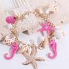 Imitation Pearl Shell Starfish Bracelet Sea Series Natural Conch Beach Bracelets  Beach