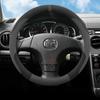 Чехол на руль автомобиля из замши для Mazda 2 3 6 CX5 CX90 CX30 CX60 2015 -     2024 2025 2026 Аксессуары