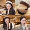 High Head Hairpin Sponge Headband Wide Brim Women's All-match Net Red Go Out Wash Face Hair Pressing Headband Headwear