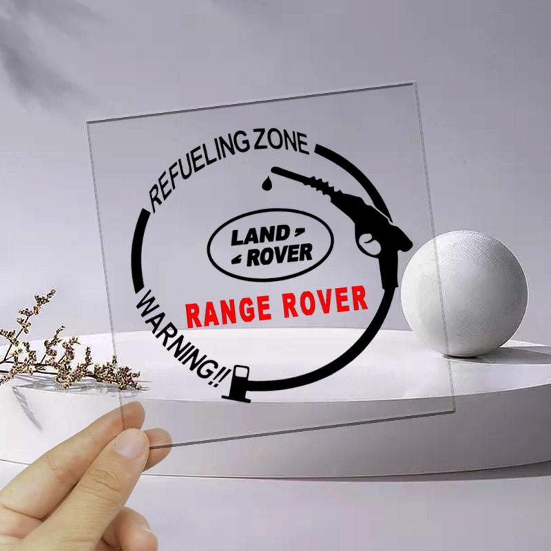 Виниловая светоотражающая наклейка на крышку бензобака с автомобильным значком, аксессуары для Land Rover Range Rover Defender Freelander Discovery 1 2 3 Evoque Rover L322