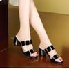 Женская мода Весна Лето Босоножки на высоком каблуке Леди Сексуальные Удобные Женские Милые ПУ Босоножки Женская обувь