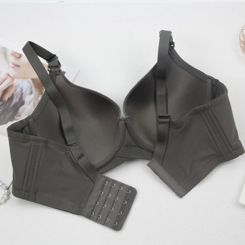 Бесшовное нижнее белье с регулируемой поддержкой верхней части, антипровисающий бюстгальтер, женский удобный однотонный тонкий бюстгальтер