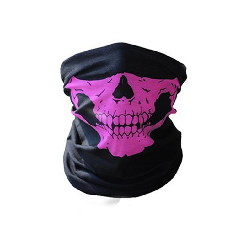 Seamless Multifunctional Magic Headscarf+cycling Mask For Warmth Halloween Props+versatile Skull Headscarf