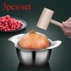 Набор инструментов для чистки граната, 3 шт./набор, 304 нержавеющая сталь, вилка для мяса, овощечистка для граната, фруктовая овощечистка, инструмент для удаления зерен граната из нержавеющей стали