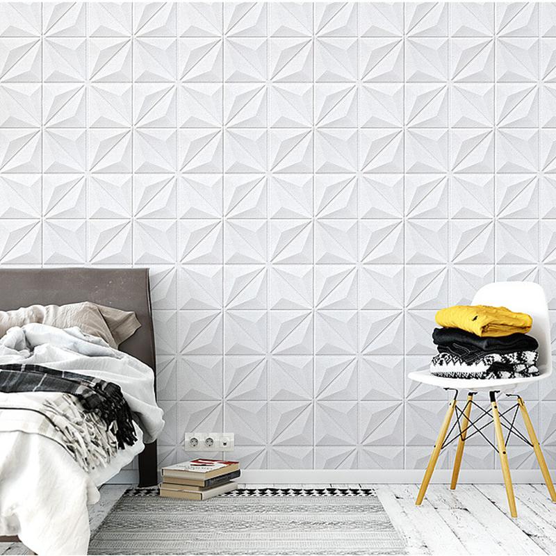 1/5/10Pcs 35*35cm Ceiling Roof Self-adhesive Warm Bedroom 3d Three-dimensional Wall Attached To The Background Wall