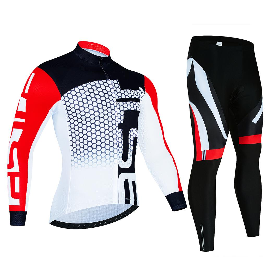 2023 Pro Winter Thermal Fleece Cycling Jersey Sets Long Sleeve Bicycle Clothing MTB Bike Wear Maillot Ropa Ciclismo Cycling Suit